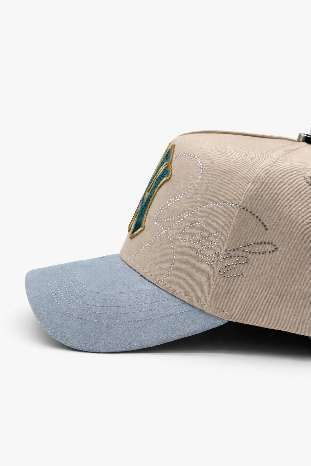 CAPS FANS "NEW YORK NY CRISTALS LIGHT BLUE"