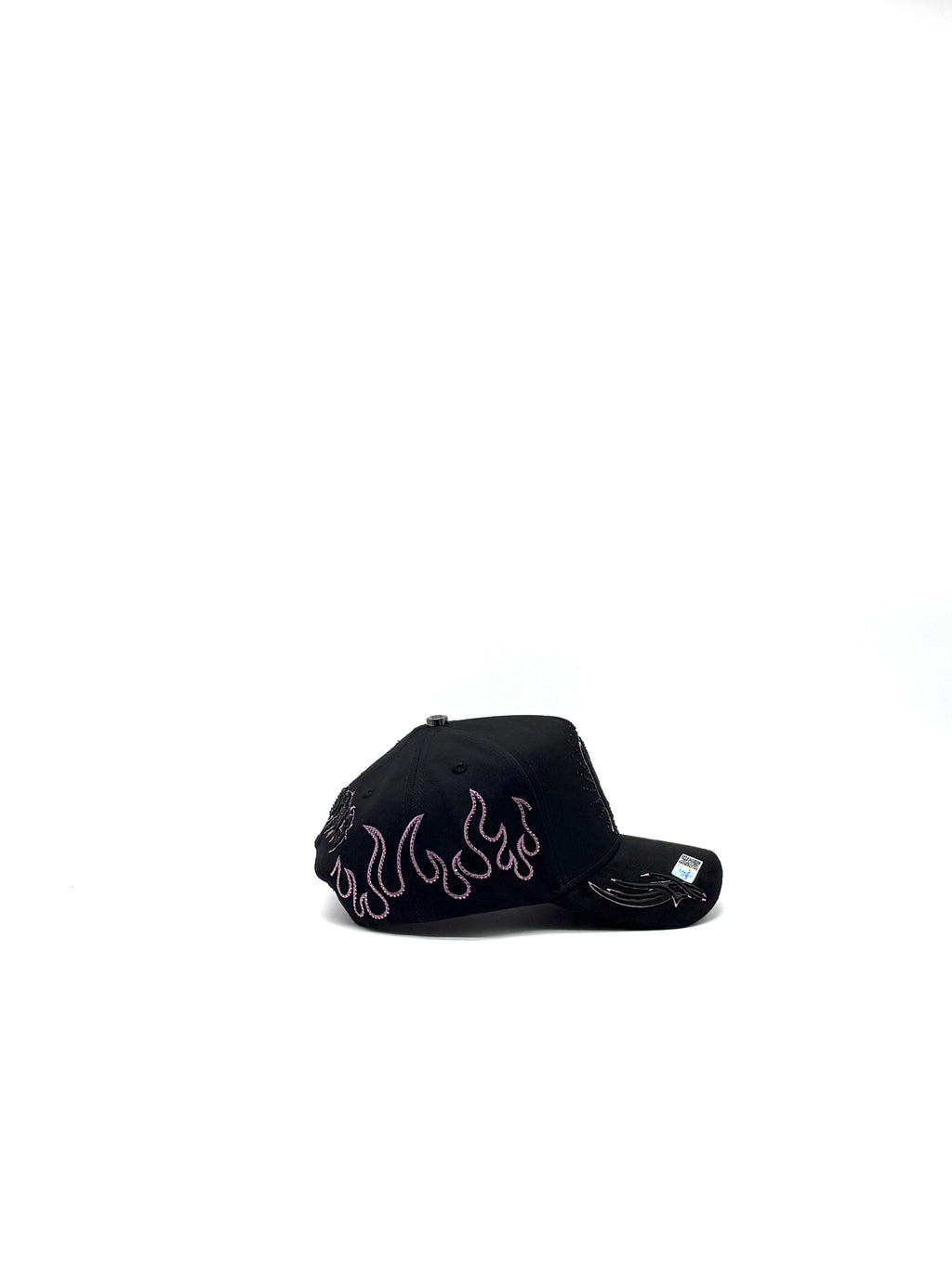 CAPS FANS  "NY FIRE BLACK/PINK"