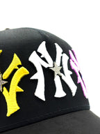 STAR HATS CLUB  "NY BLACK RAINBOW ALL AROUND"