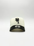 NEW ERA LOS ANGELES DODGERS UPSIDE DOWN CHROME / BLACK TWO TONE EDITION 9FORTY A-FRAME SNAPBACK
