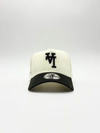 NEW ERA LOS ANGELES DODGERS UPSIDE DOWN CHROME / BLACK TWO TONE EDITION 9FORTY A-FRAME SNAPBACK