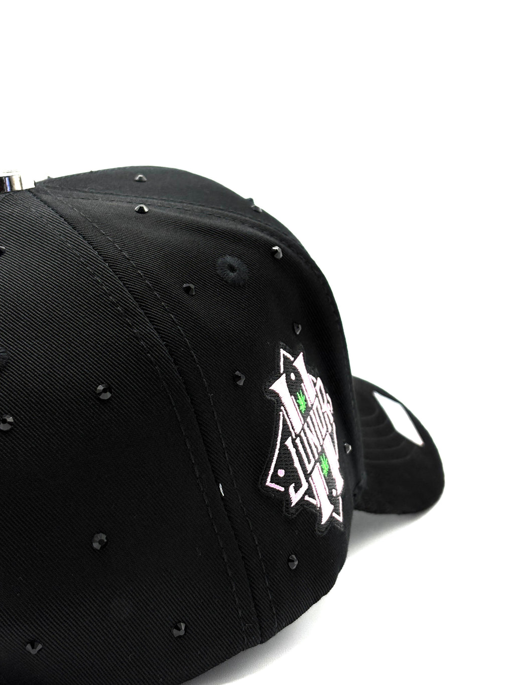 CAPS FANS  "JUNIOR H BLACK/PINK CRYSTALS EDITION"