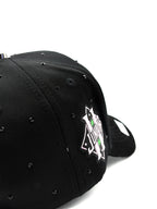CAPS FANS  "JUNIOR H BLACK/PINK CRYSTALS EDITION"