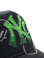 CAPS FANS  "NY CRYSTALS GREEN"