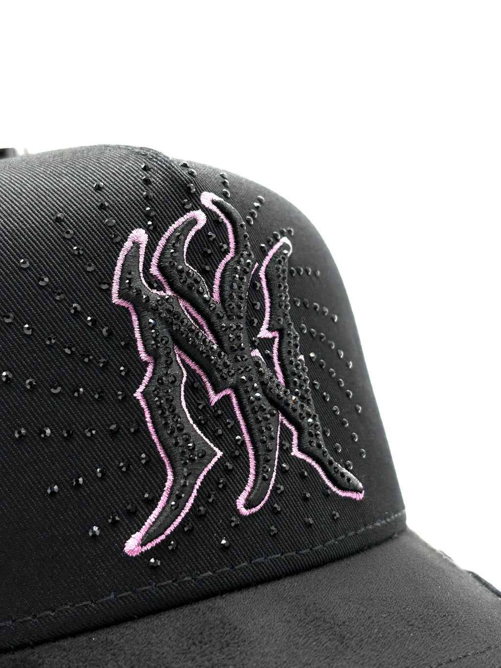 CAPS FANS  "NY FIRE BLACK/PINK"