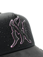 CAPS FANS  "NY FIRE BLACK/PINK"