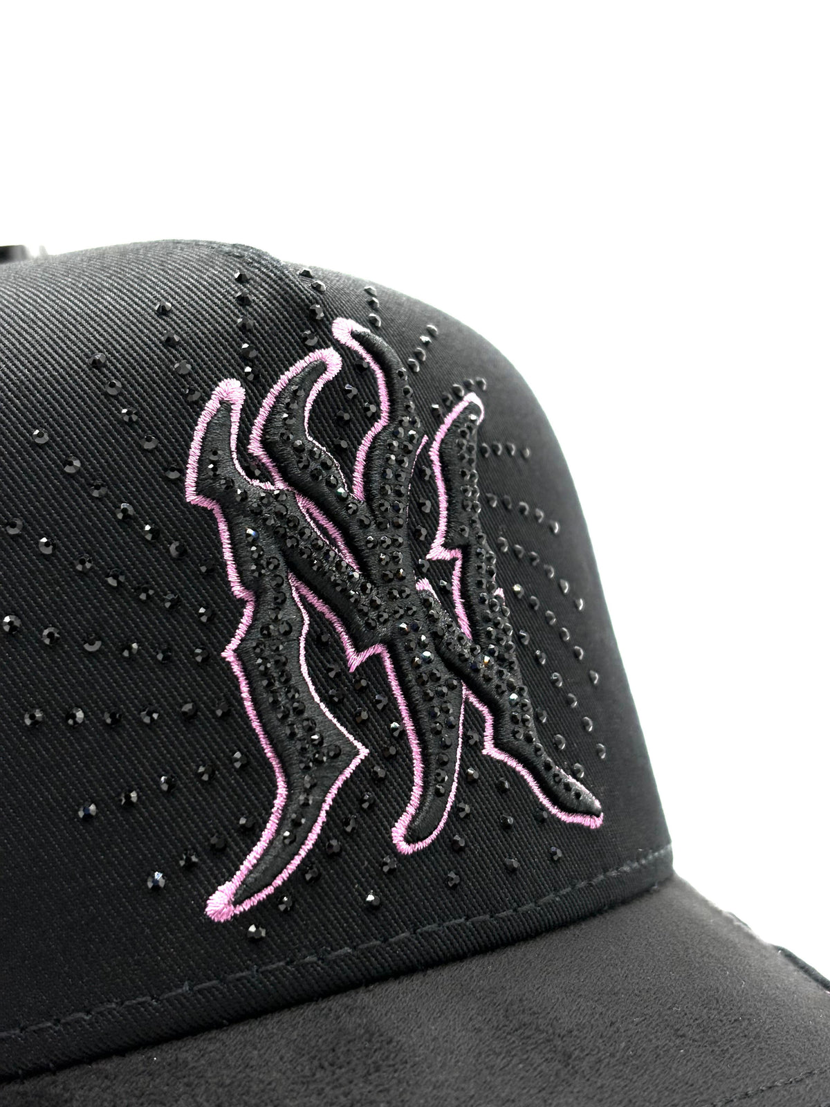 CAPS FANS  "NY FIRE BLACK/PINK"
