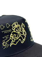 JC HATS "JUMP XY BLACK/GOLD"