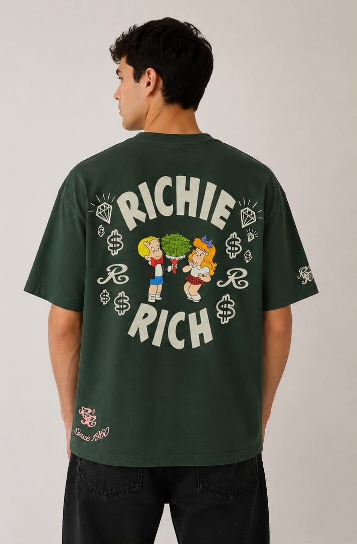 PLAYERA RICHIE RICH "MICRO GRAPHIC"