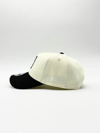 NEW ERA LOS ANGELES DODGERS UPSIDE DOWN CHROME / BLACK TWO TONE EDITION 9FORTY A-FRAME SNAPBACK