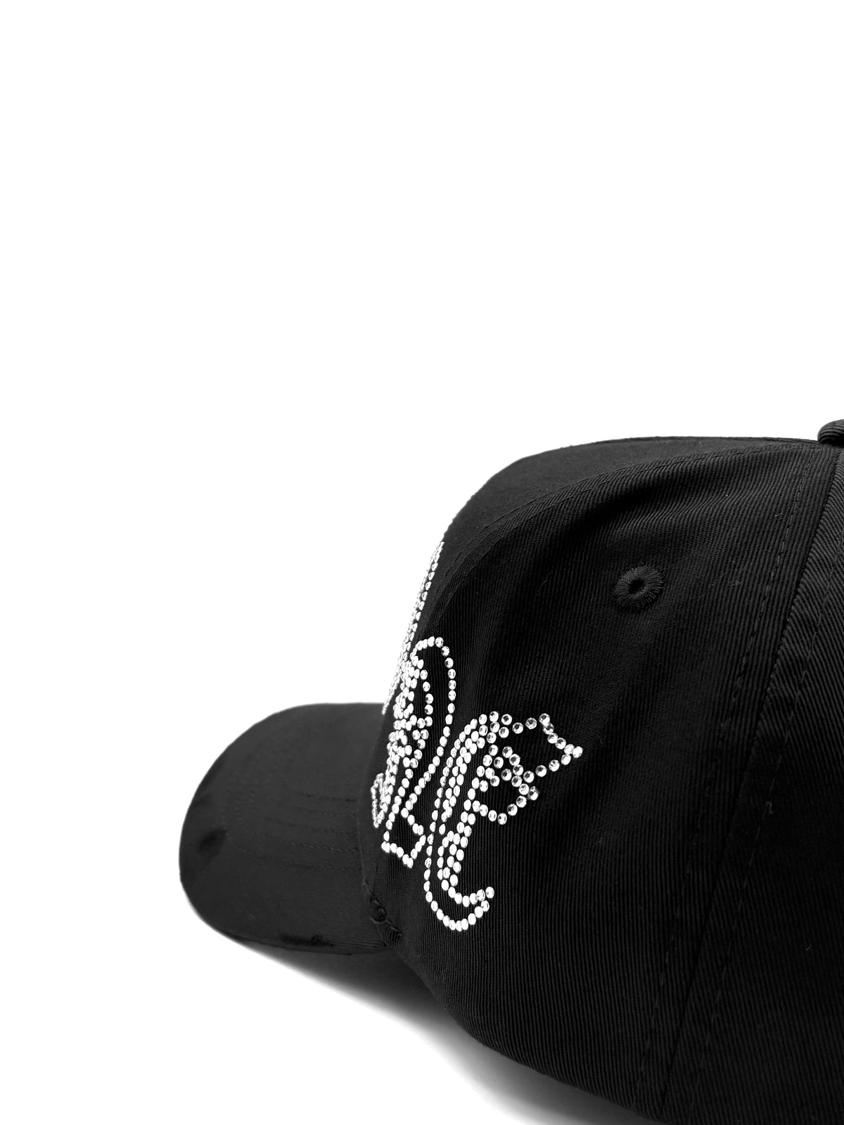 31 HATS  NY CRYSTALS WHITE