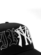 31 HATS  NY CRYSTALS WHITE