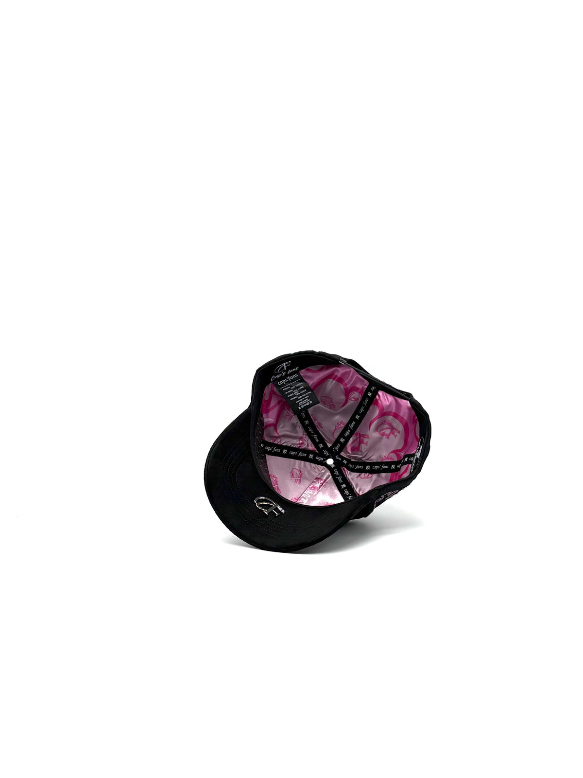 CAPS FANS  "NY FIRE BLACK/PINK"